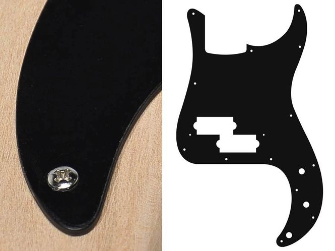 Hovedbilde Boston PB-115-B Pickguard P-Bass - Black
