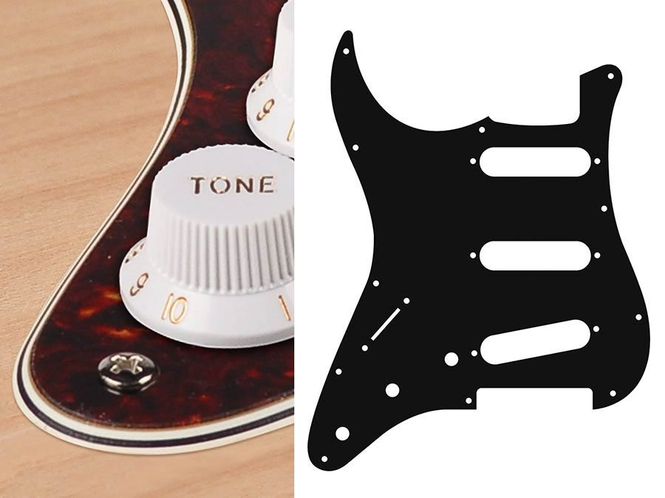 Hovedbilde Boston SL-413 Pickguard Strat - Tortoise Intense ...