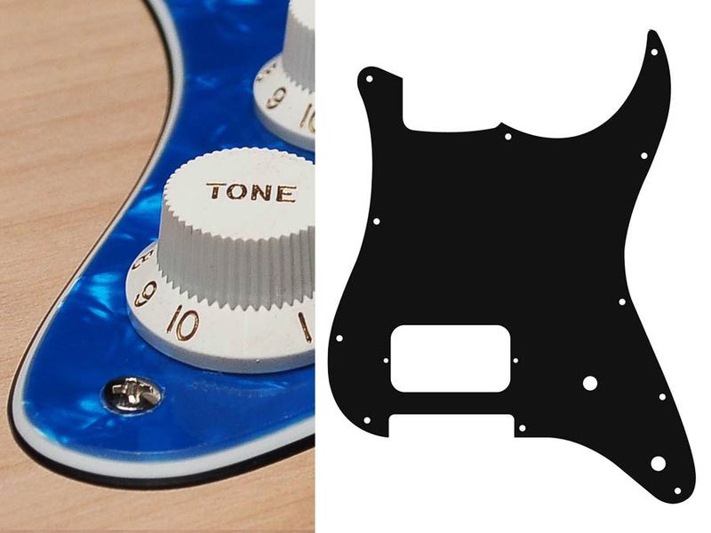 Boston ST-344 Pickguard Strat - Pearl Blue