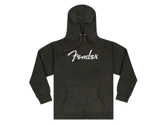 Hovedbilde Fender  spaghetti logo hoodie, grey heather, S