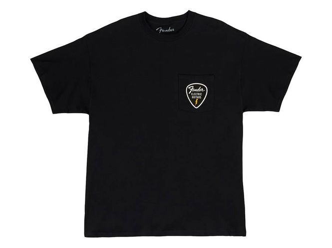 Hovedbilde Fender  T-Shirts pick patch pocket, black, S