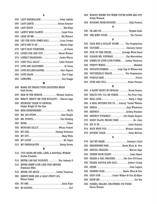 The Real R&B Book