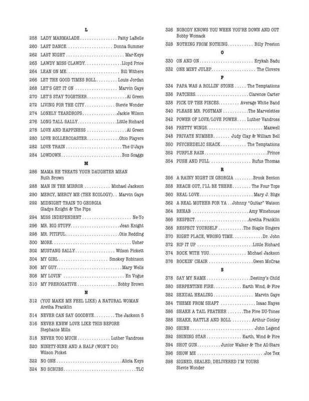 The Real R&B Book