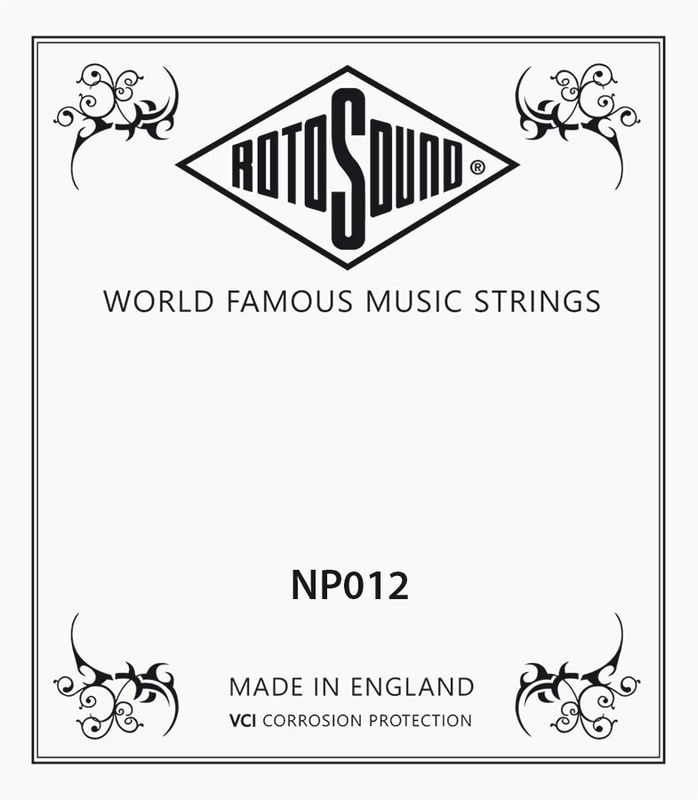 Rotosound NP012 Single String - Plain Steel