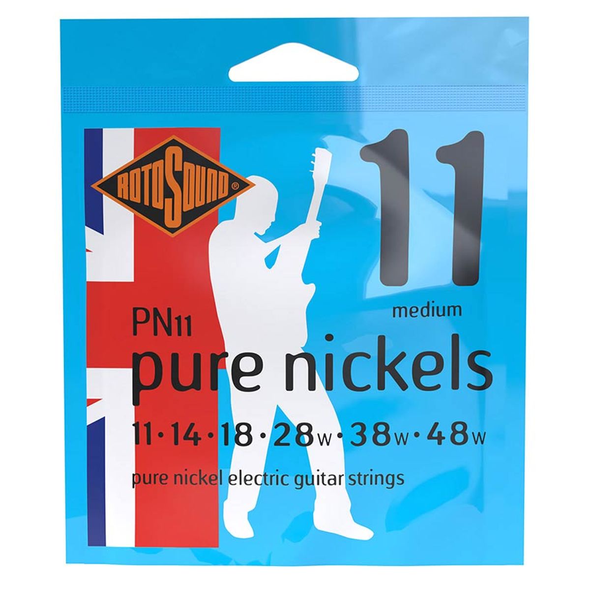 Rotosound PN11 Pure Nickels  - Medium 11-48
