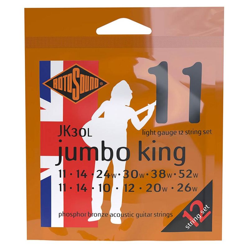 Rotosound JK30L Jumbo King Acoustic 12-str - Light 11-52