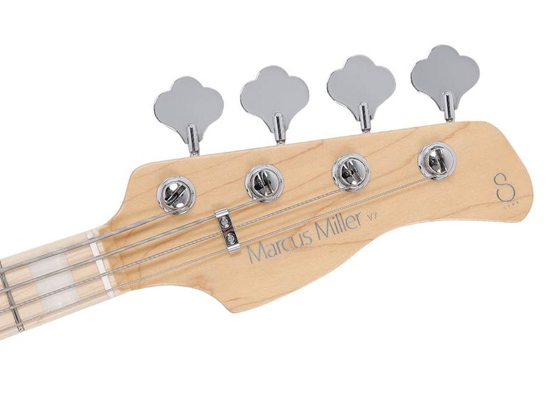 Sire V7 Series Marcus Miller swamp ash reissue 4-string active bass guitar, natural satin