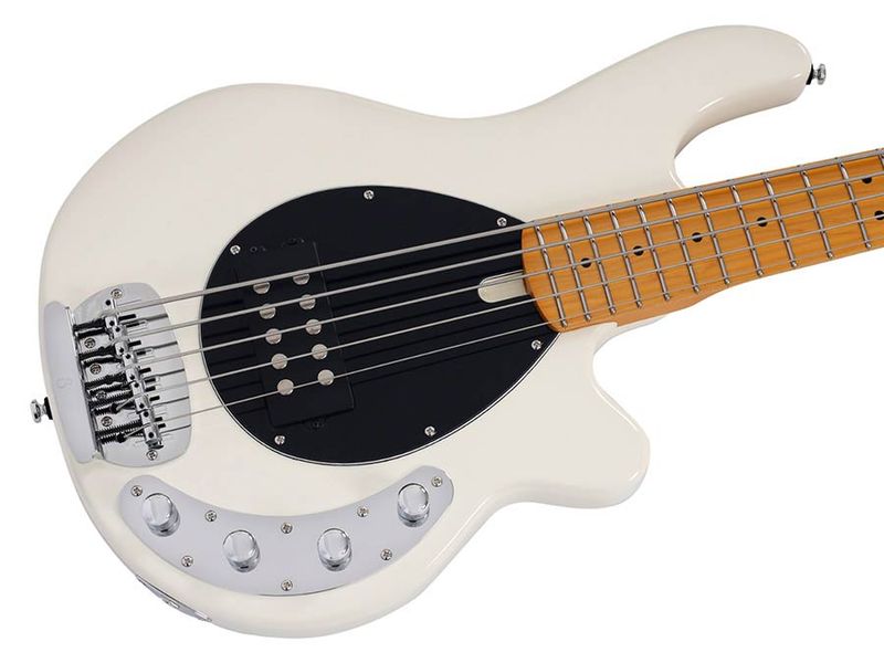 Sire Z Series Marcus Miller mahogany 5-string active bass guitar, antique white
