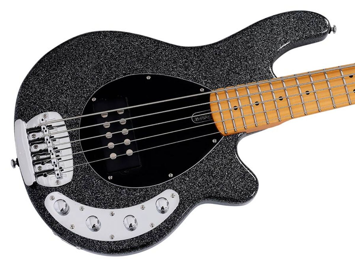 Sire Z Series Marcus Miller mahogany 5-string active bass guitar, sparkle black