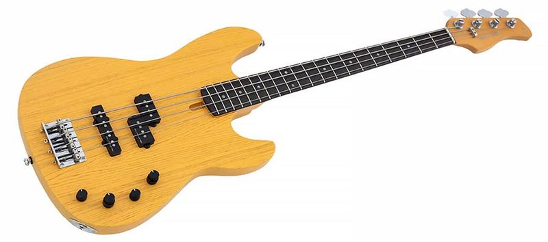 Sire P6 4/BSB mahogany+ash top 4-string active bass guitar butterscotch blonde