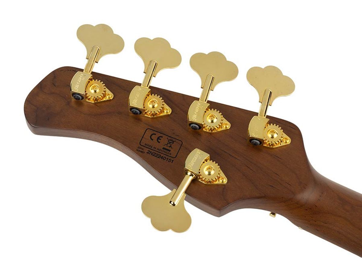 Sire P10 Series Marcus Miller swamp ash + flamed maple 5-string active bass guitar tobacco sunburst, with hard case