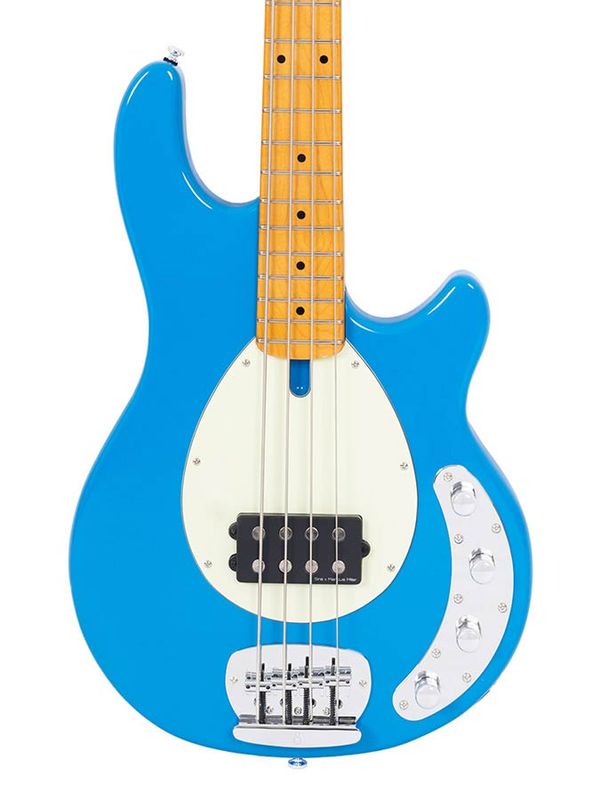 Sire Z Series Marcus Miller mahogany 4-string active bass guitar, blue