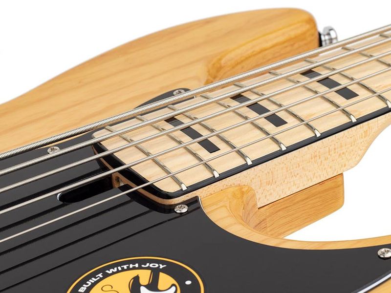 Sire V7 V 2nd Gen Series Marcus Miller Swamp Ash 5-string Bass Guitar Natural