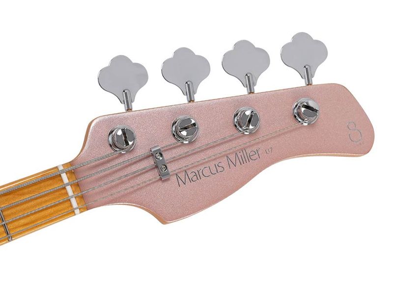 Sire U Series Marcus Miller alder 4-string active bass guitar, rosegold