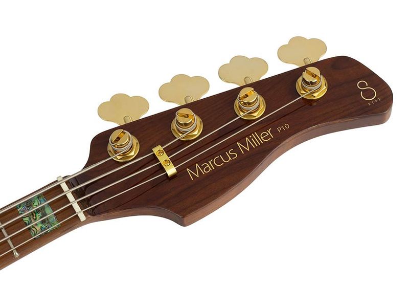 Sire P10 Series Marcus Miller swamp ash + flamed maple 4-string active bass guitar natural, with hard case