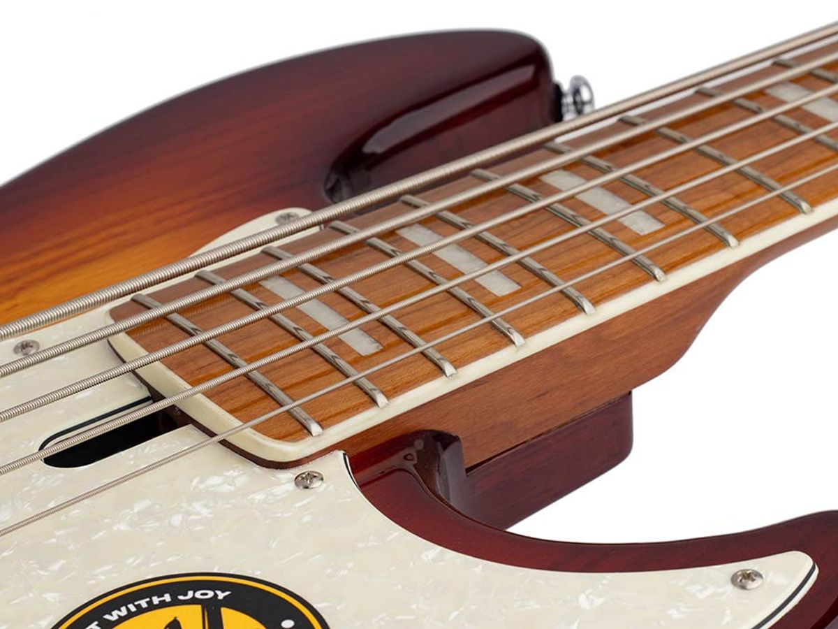 Sire V8 Series Marcus Miller swamp ash 5-string active bass guitar tobacco sunburst