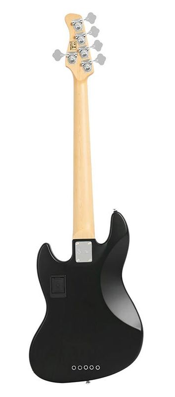 Sire V7 Series Marcus Miller swamp ash reissue 5-string active bass guitar, transparent green satin