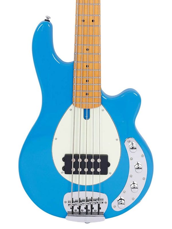 Sire Z Series Marcus Miller mahogany 5-string active bass guitar, blue
