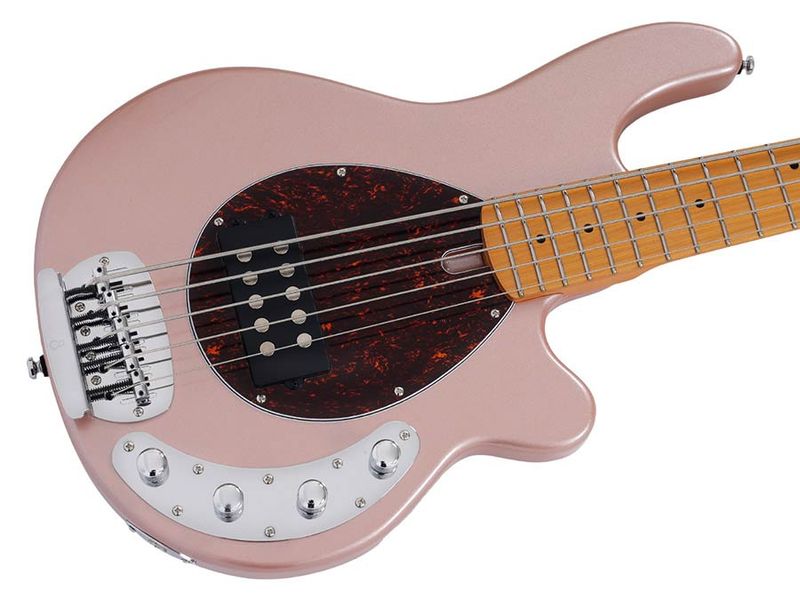 Sire Z Series Marcus Miller mahogany 5-string active bass guitar, rosegold