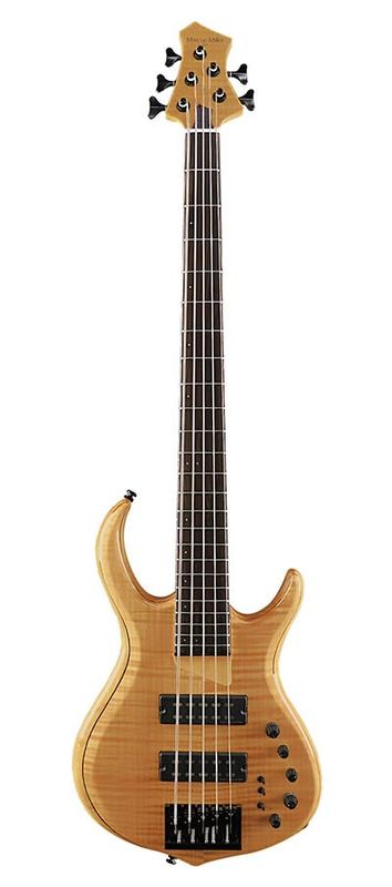 Sire M7 2nd Gen Series Marcus Miller Swamp Ash + Solid Maple 5-string Bass Guitar Natural