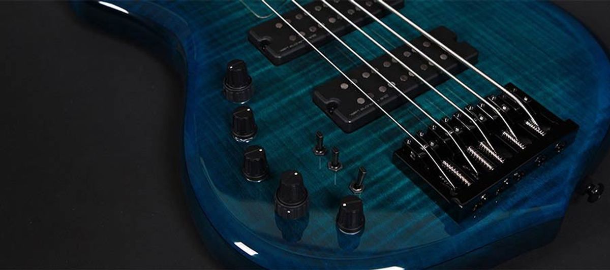 Sire M7 2nd Gen Series Marcus Miller Lefty Swamp Ash + Solid Maple 5-string Bass Guitar Transparent Black