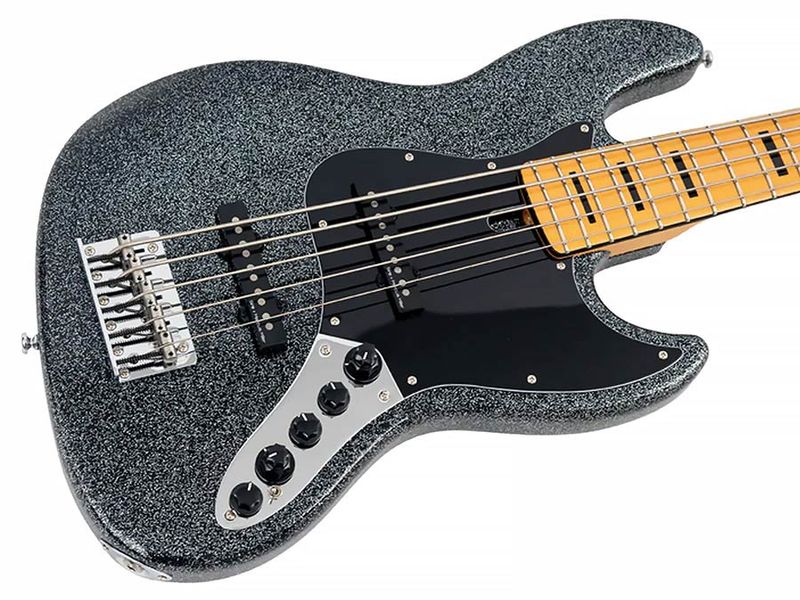 Sire V7+ A5/BKS alder 5-string active bass guitar black sparkle
