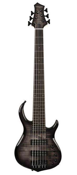 Hovedbilde Sire M7 2nd Gen Series Marcus Miller Swamp Ash + Solid Maple 6-string Bass Guitar Transparent Black