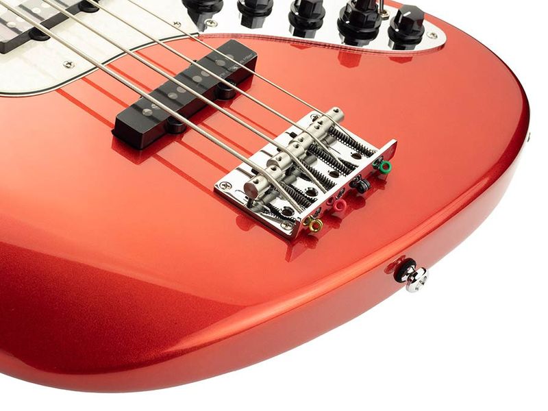 Sire V7 2nd Gen Series Marcus Miller Alder 4-string Bass Guitar Bright Metallic Red
