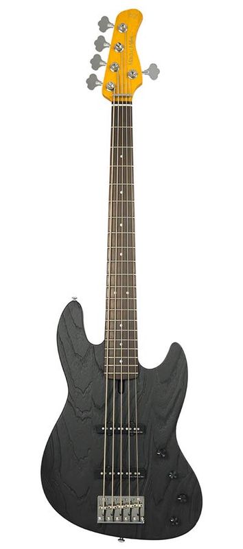Sire V6 5/BK mahogany+ash top 5-string active bass guitar black