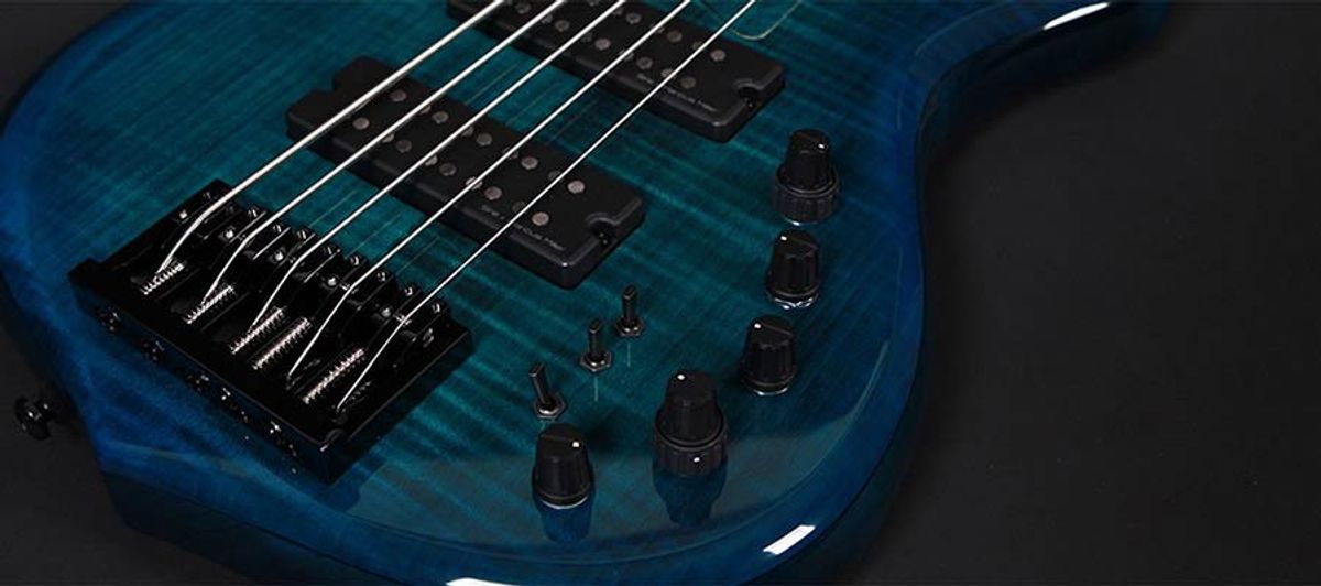 Sire M7 2nd Gen Series Marcus Miller Lefty Swamp Ash + Solid Maple 4-string Bass Guitar Transparent Black
