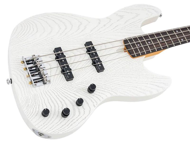 Sire V6 4/AWH mahogany+ash top 4-string active bass guitar antique white