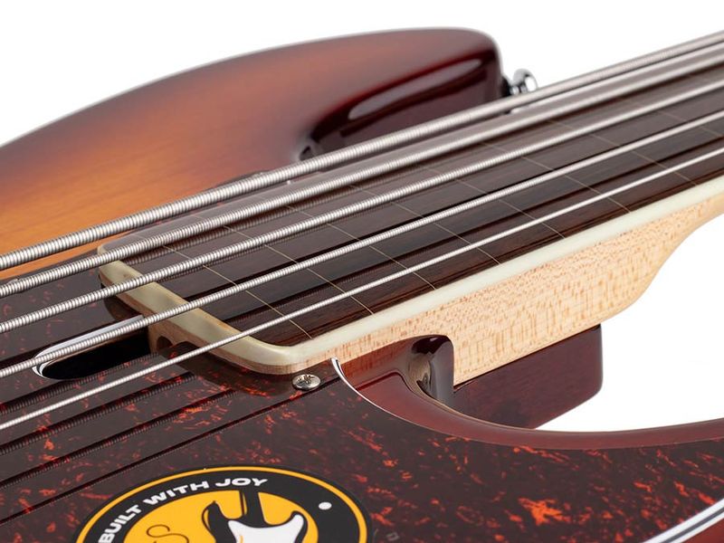 Sire V7 2nd Gen Series Marcus Miller fretless Alder 5-string Bass Guitar Tobacco Sunburst