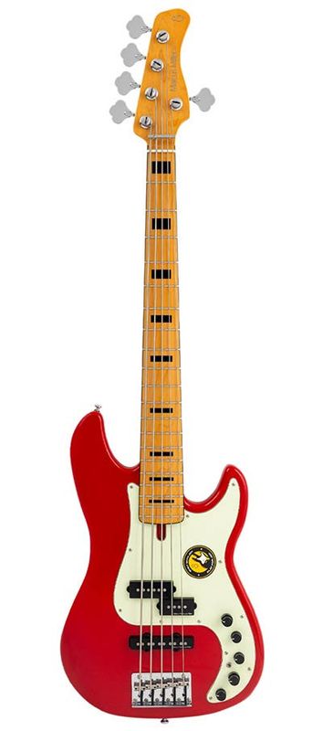 Sire P7+ A5/DRD alder 5-string active bass guitar dakota red