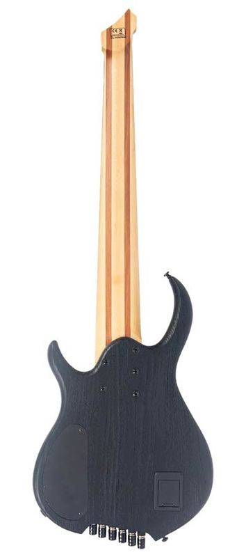 Sire M6H 6/BKS swamp ash 6-string active bass sandblasted black, with gigbag