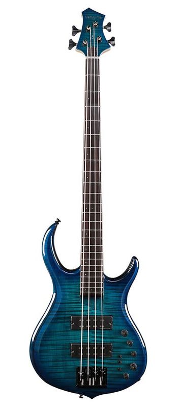 Sire M7 2nd Gen Series Marcus Miller Alder + Solid Maple 4-string Bass Guitar Transparent Blue