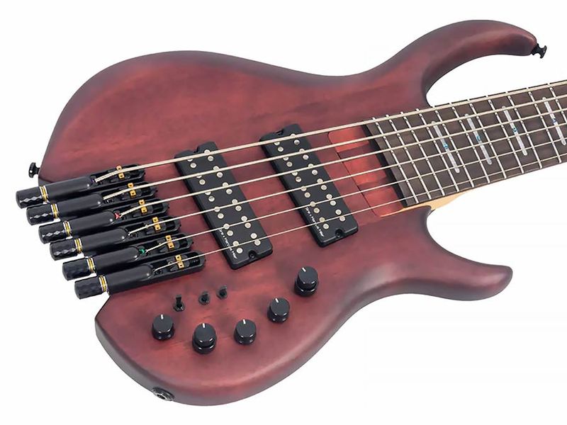Sire M6H 6/MAS mahogany 6-string active bass mahogany satin, with gigbag