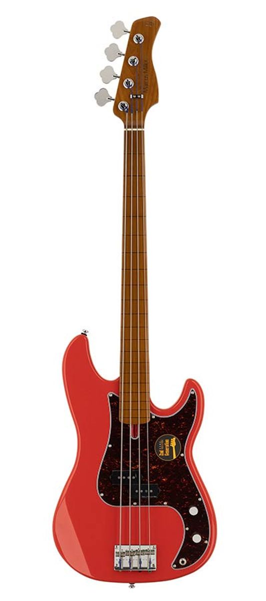 Sire P5 Series Marcus Miller Fretless Alder 4-string Passive Bass Guitar Dakota Red