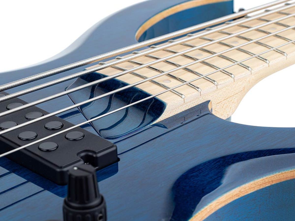 Sire M2 2nd Gen Series Marcus Miller 5-string Bass Guitar Transparent Blue