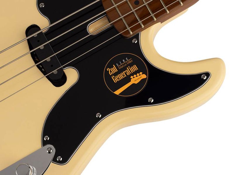 Sire D5 Series Marcus Miller Alder 4-string Bass Guitar Vintage White