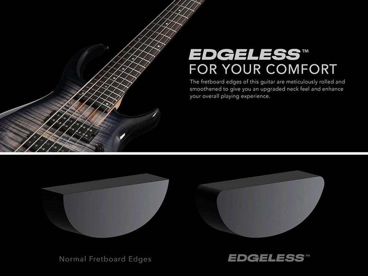 Sire M7 2nd Gen Series Marcus Miller Swamp Ash + Solid Maple 6-string Bass Guitar Transparent Blue
