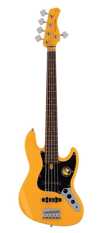 Sire V3-Passive Series Marcus Miller 5-string passive bass guitar orange