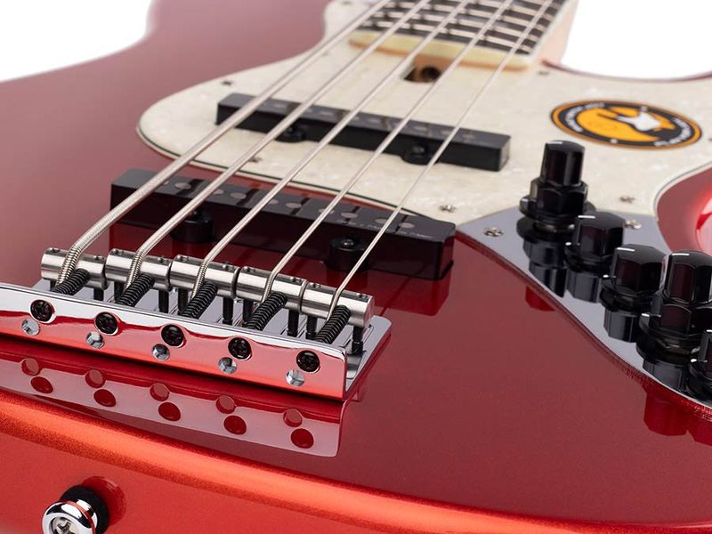 Sire V7 2nd Gen Series Marcus Miller Alder 5-string Bass Guitar Bright Metallic Red