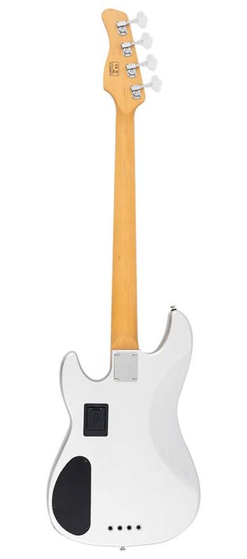 Sire P6 4/ISV mahogany+ash top 4-string active bass guitar inca silver