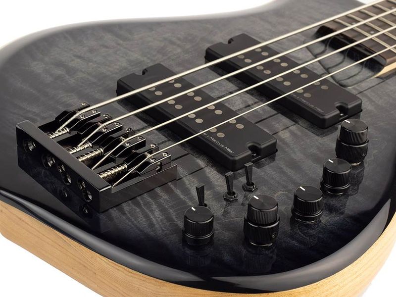 Sire M7 2nd Gen Series Marcus Miller Swamp Ash + Solid Maple 4-string Bass Guitar Transparent Black