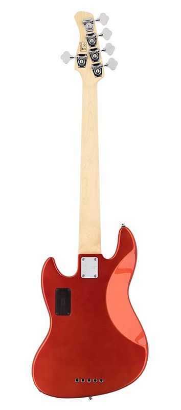 Sire V7 2nd Gen Series Marcus Miller fretless Alder 5-string Bass Guitar Bright Metallic Red