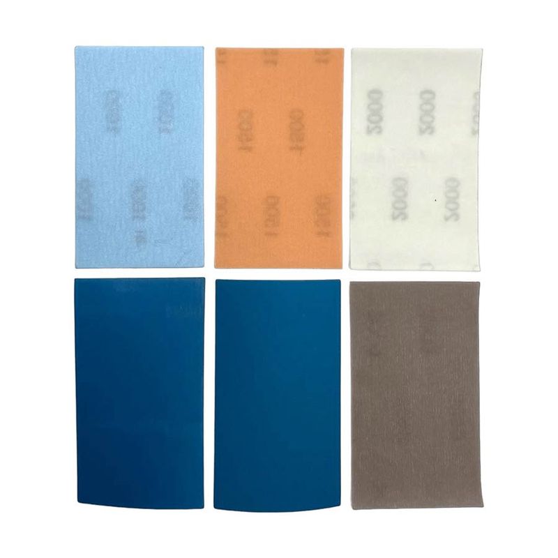 NitorLACK Flex latex sanding sheets 130 x 75 mm sheets K1000 - 5 pcs