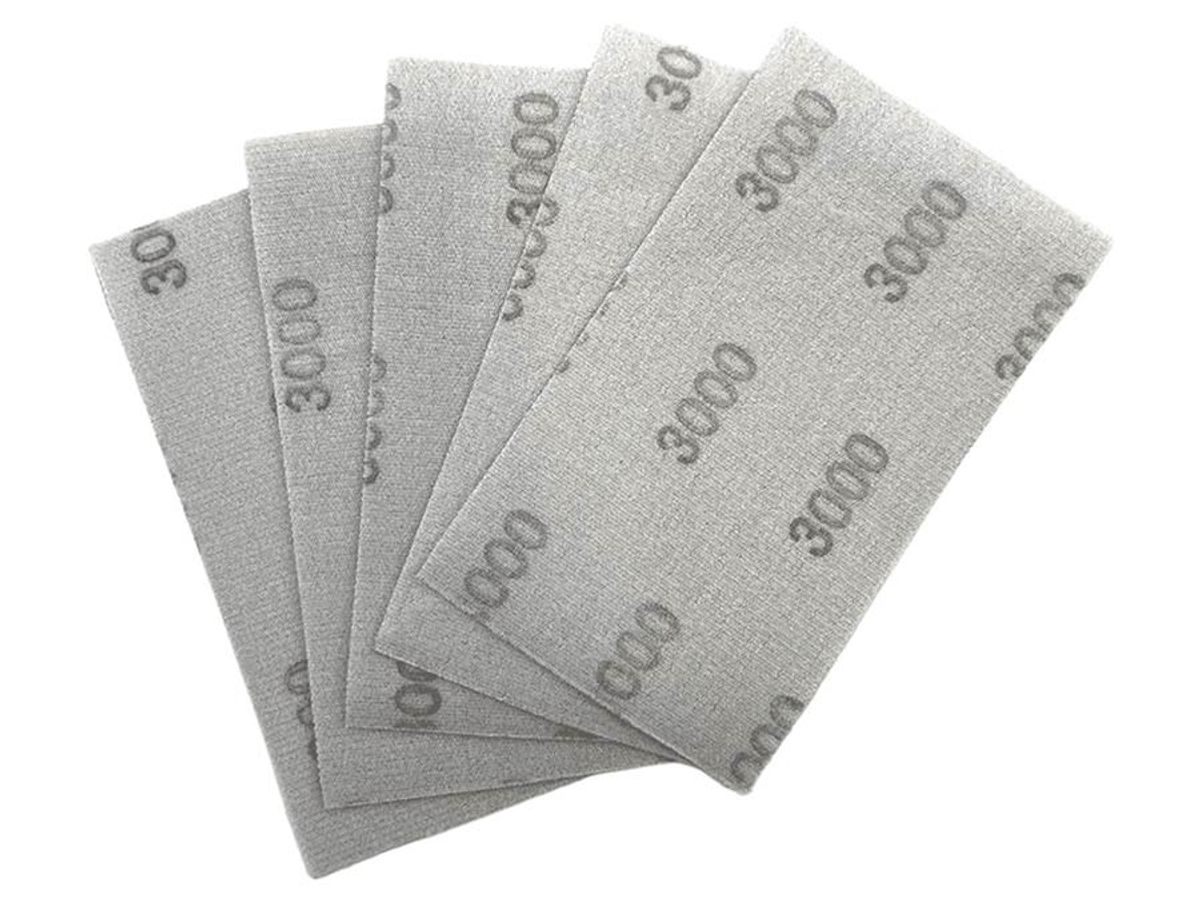NitorLACK Flex latex sanding sheets 130 x 75 mm sheets K3000 - 5 pcs