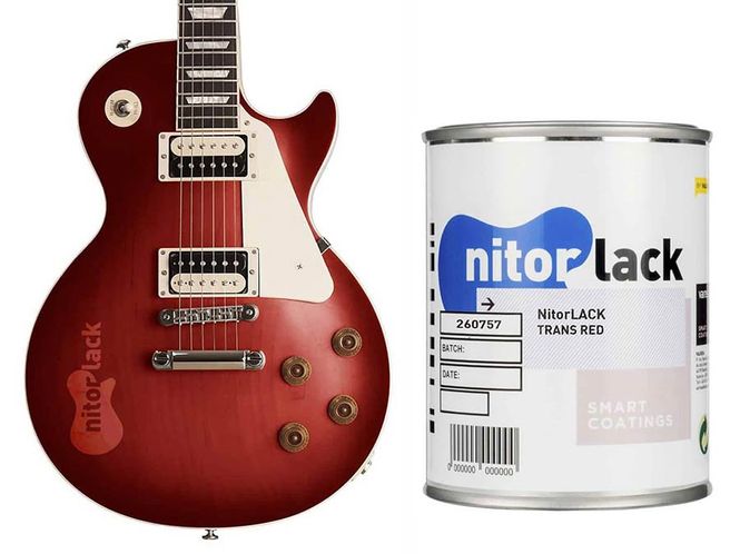 Hovedbilde NitorLACK Nitrocellulose Paint Trans Red - 500ml ...