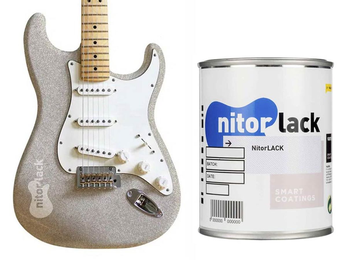 NitorLACK acrylic paint silversparkle - 500ml can