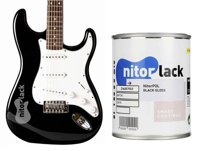 Hovedbilde NitorLACK Nitrocellulose Paint Black Gloss - ...